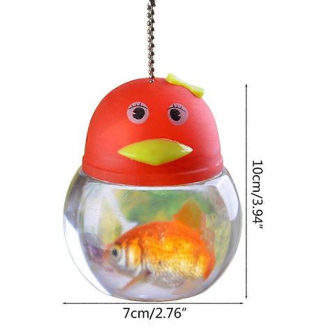 Mini terrariums en plastique transparents pour reptiles, aquarium portable, couleur aléatoire - 1 pièce (1/4)