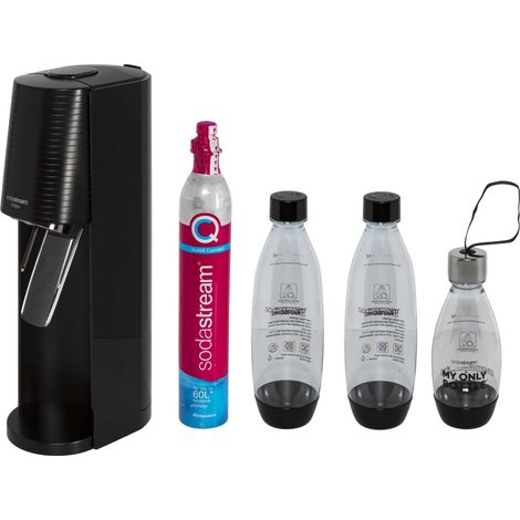 Pack de 3 botellas de SodaStream Terra negro (1/4)