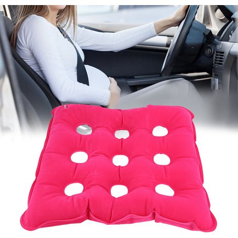 Coussin anti-escarres gonflable carré pour prévention des plaies de pression, assise anti-lit, coussin d’air réutilisable (1/5)