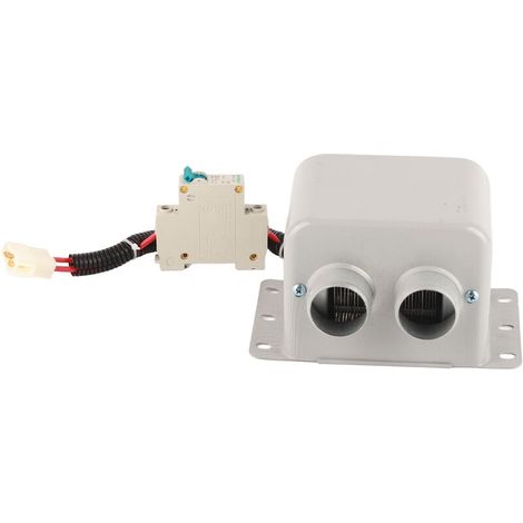 800W Chauffage Réchauffeur Electrique de Voiture, 2 Trous Hiver Chauffage Réchauffeur de Vitre Dégivreur Antibuée à Haute Efficacité pour le Camping, Dégivrage en Verre (1/5)