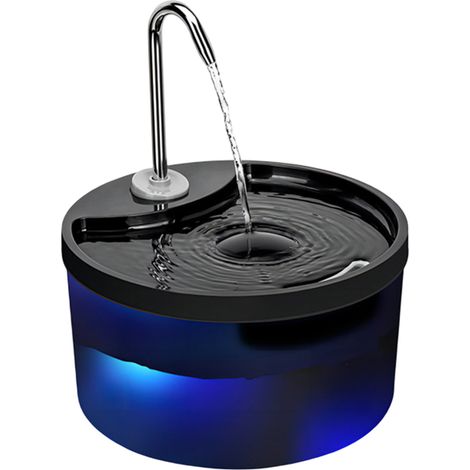 Fontaine À Eau Pour Chat - 3,2 L - Filtre À Trois Couches - Réservoir Translucide Avec Repère De Niveau - Pompe Silencieuse - 1 Pièce (1/5)