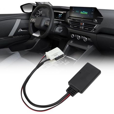 AUX Bluetooth Stereo-Adapterkabel für RD4 Autoradio für Citroën C2 C4 C5. (1/5)
