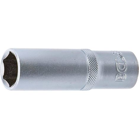 Douille pour Clé Six Pans Longue 12,5 mm (1/2) - Précision et Durabilité, Acier, Zones Difficiles - D-Work