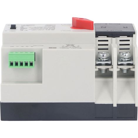 Interrupteur de transfert automatique 80A biphasé, commutation milliseconde pour générateur AC110V, inverseur de source double puissance. (1/5)