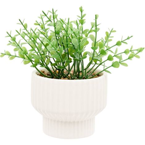 Planta artificial Nippo con maceta de cerámica - Atmosphera créateur d'intérieur (1/5)