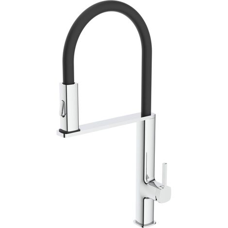 IMEX - grifo monomando de cocina extraíble cromado