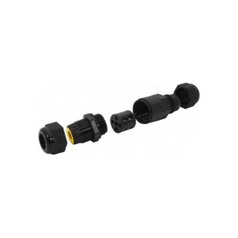 Ccei – Jonction électrique étanche IP68 2 pôles 16A – Ø câble 7-12mm – Section conducteurs 0.5-1.5mm² – Pour installations industrielles et extérieures (1/4)