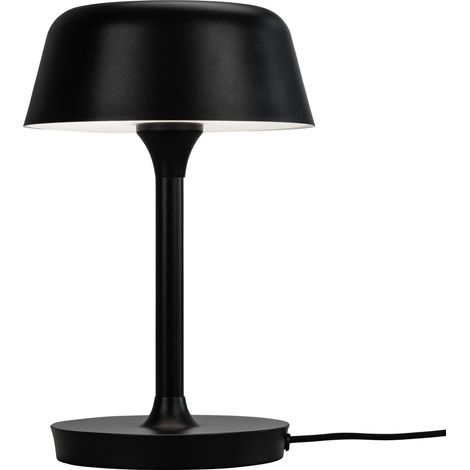 Lámpara de mesa dyberg larsen valencia negro mate 30 cm