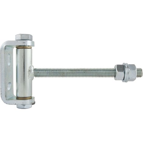 Zauntorband Länge 170 mm, Gewinde M12, Stahl verzinkt (1/3)