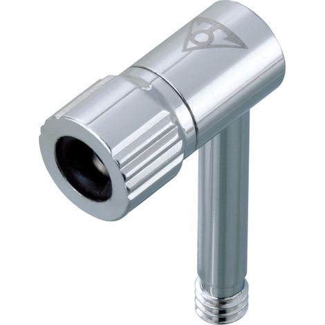 Topeak Ventiladapter Pressure Rite 90°, Silber