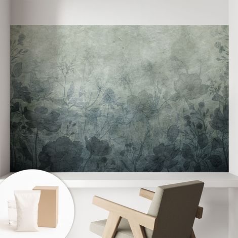 Carta Da Parati Non Tessuto - Decorazione Da Muro - Traspirante - Con Motivo - Per Camera Da Letto Cucina Eleganza vegetale 104x70 cm (1/5)