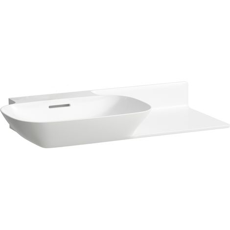 LAUFEN INO lavabo, sans trou pour robinetterie, avec trop-plein, (1/4)