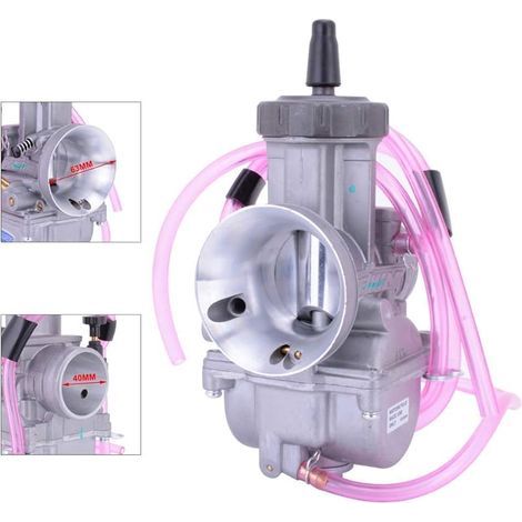 Carburateur Moto 40mm, Carburateur Universel Tube De Carburant Remplacement pour Moto ATV, UTV, Scooter (1/4)