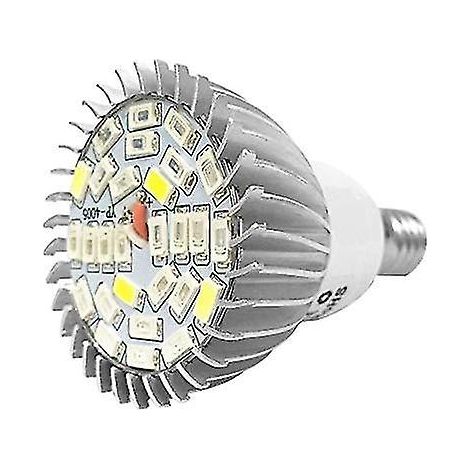 Lampe de croissance LED E14, angle de faisceau large de 120°, spectre complet, pour la culture hydroponique de fleurs et légumes. (1/5)