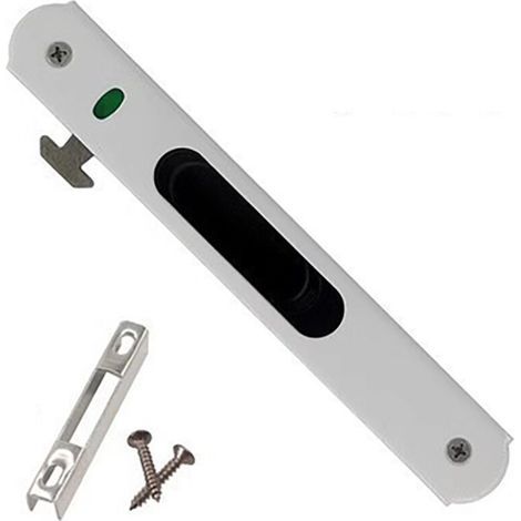 Serrure Pour Porte Coulissante En Acier Inoxydable – Verrouillage Simple Et Sécurisé Pour Fenêtres Et Portes Glissantes (1/4)