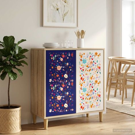 vidaXL Credenza MAINZ Sonoma 69 x 33 x 75 cm Legno ingegnerizzato