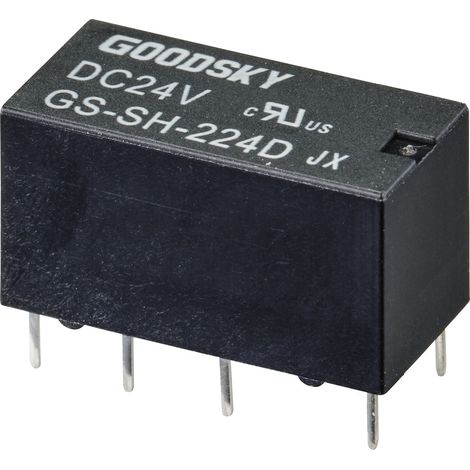GoodSky GS-SH-224D Printrelais 24 V/DC 2 A 2 Wechsler 1 St. Tube (1/2)
