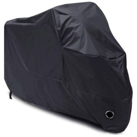 Housse de Protection pour Moto imperméable, résistant au Froid et intempéries 190T Noir Protège de la poussière - M 20090100cm..dyk.Trywise (1/4)