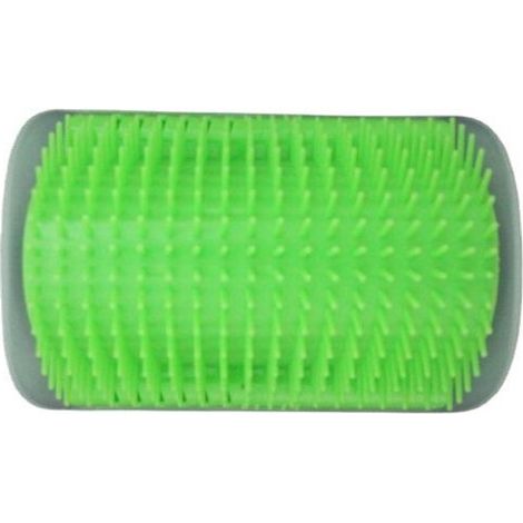 Chat Auto Toilettage Brosse Wedge Massage Peigne Jouets pour Chats - Vert (1/5)