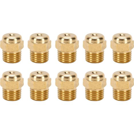 Lot de 10 soupapes de démarrage à froid pour compresseur d’air – Laiton, filetage NPT 1/4", 25 PSI, réduction du couple au démarrage, décharge d’air (1/5)