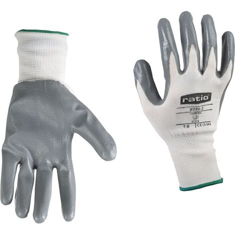 guante poliester blanco palma nitrilo gris 700gp touch talla 7-10 t/guante talla xl-10 (1/2)