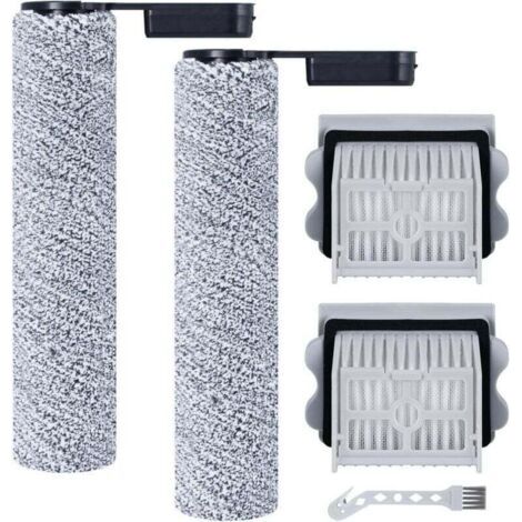 BARKBUSTERS Kit d'accessoires pour aspirateur eau et poussière Roborock Flexi/Flexi Pro avec accessoires de puissance d'aspiration, 2 rouleaux de brosse, 2 filtres HEPA et 1 brosse de nettoyage
