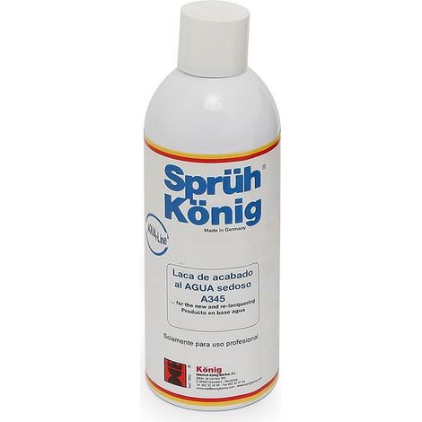 KONIG spray laca aluminio agua satinada 400ml. , 0UNIDADES