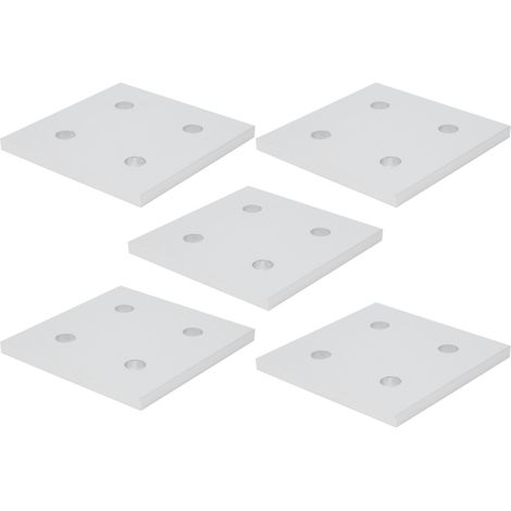 5-teilige vertikale Verbindungsplatte mit 4 Löchern für 8080 Aluminiumprofile, Montage (1/5)