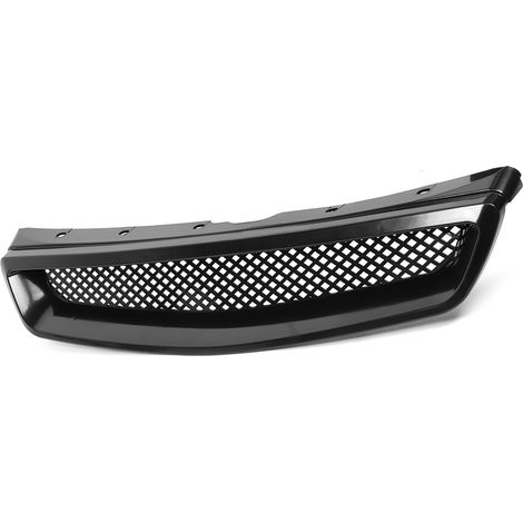 Fronthaubengrill für EK JDM Typ R Style, passend für Honda Civic 1999–2000 (1/5)