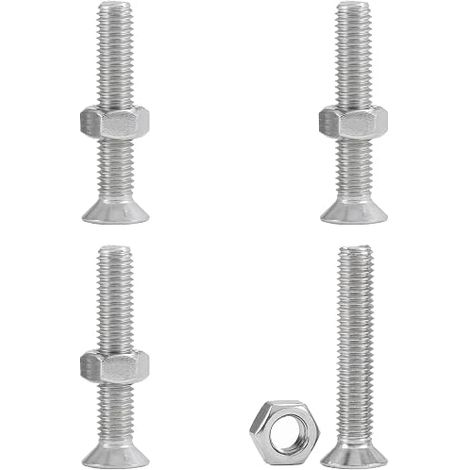 M8 (30mm) T-Nut - Stainless Steel T-Slot Adapter for Roof Bars and Roof Box Fits Roof Bars with Nuts and Washers (1/5)