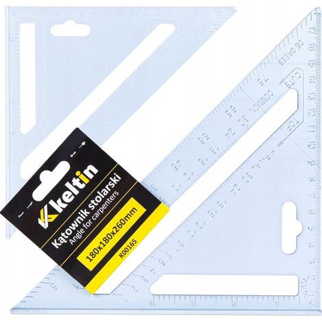 Squadra da falegnameria 180x180x255mm Keltin K00165