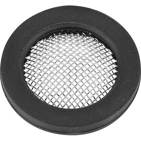 Filtre collecteur d'impuretes diam. 22,9 mm, pour vissage 1/2" avec surplomb 3/4", UE 10 pcs BG