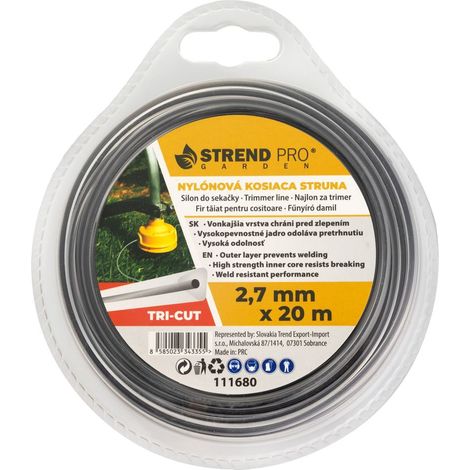 Trimmerfaden TriCut 2,70 mm, L-20 m, Trigon extreme, dreieckig