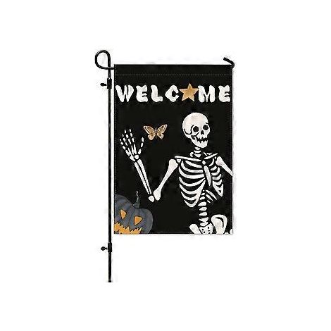 Neue Halloween-Gartenflagge, Hofflagge, Kürbisflagge, Veranda-Layout, Horror-Atmosphäre-Dekorationsflagge (HYQ5-17)