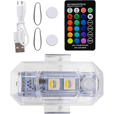 Lumière clignotante à télécommande, sans fil, anti-collision (1/5)
