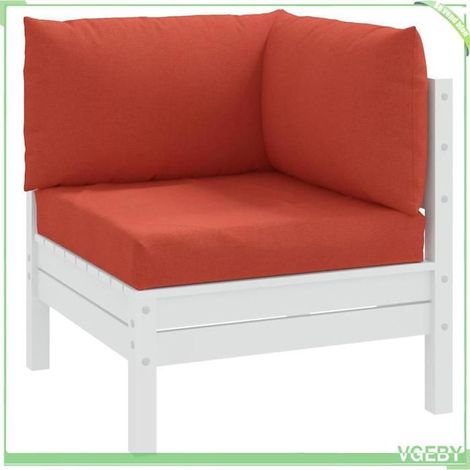 Coussins de palette - FAFEISY - 4002658 - Lot de 3 - Rouge mélangé - Garnissage fibres creuses et mousse (1/5)