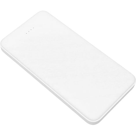 Gilet chauffant avec batterie externe 10 000 mAh, chargeur portable et interface micro-USB/USB Type-C pour les voyages et activités de plein air (blanc). (1/5)