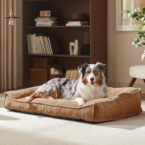 Panier Chien Orthopédique Moyen Taille Lavable 97x71x22cm (1/5)