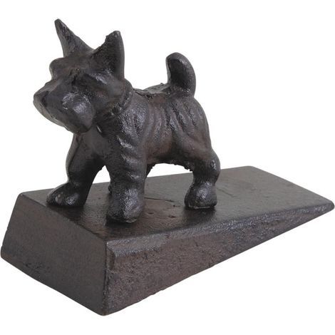 Stop porte petit chien en fonte