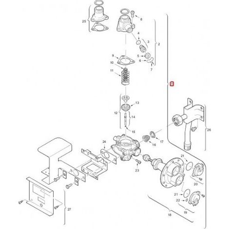 BOSCH Grifo de gas, 87070115250 (1/2)