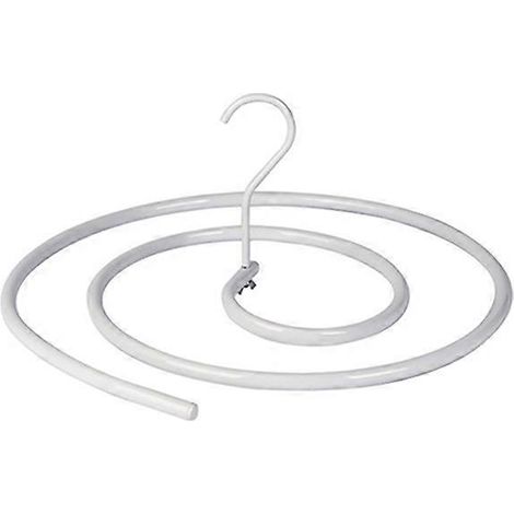 Cintres ronds en spirale, gain de place, pour couvertures, fer amovible, épais, pour draps, couvertures, serviettes de bain, nappes, cintres pour couvertures, C (1/5)