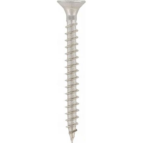 Vis bois tête fraisée Torx D. 6 x 80 mm INOX A2 - Boite de 100 pcs - Fixtout VAFX06080A2 (1/2)