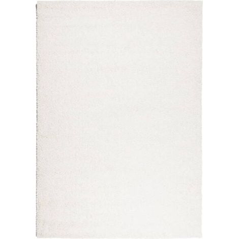 Tapis PAMPLONA à poils longs, moderne, beige, 120 x 170 cm
