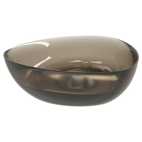 Vasque à poser Frosted Umber OVIEDO RIHO 41x41 cm solid surface (1/2)