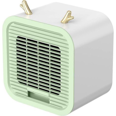 Mini climatiseur portable, rafraîchisseur d'air, fonctionnement silencieux, climatiseur de bureau pour l'extérieur et le bureau (vert) (1/5)