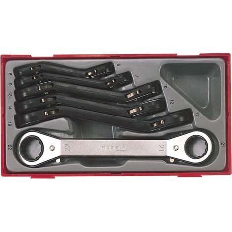 Juego de llaves carraca acodadas TENGTOOLS TTRORS 6 piezas 116700105 (1/3)