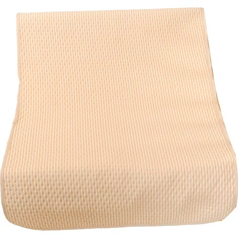 Alèse absorbante pour incontinence en coton doux, protection contre l'humidité pour bébé, couvre-lit pour enfant en bas âge, 100x56cm marron (1/5)