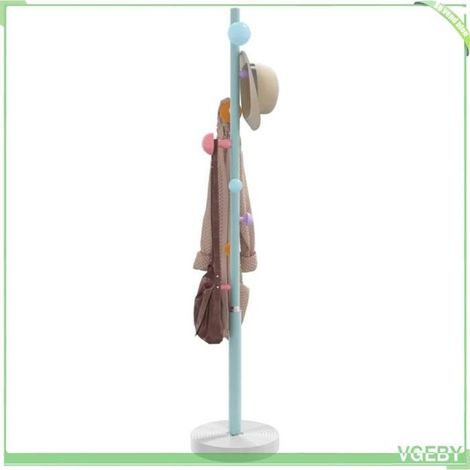 377098 Porte-manteau bleu 172 cm fer enduit de poudre (1/5)