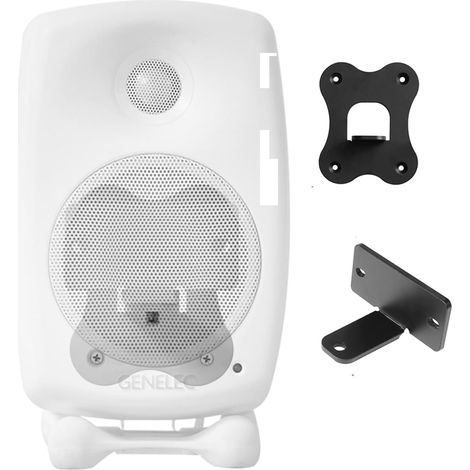 Kompatibel mit Genelec G2 Wandhalterung, Genelec G2 Ständer, Genelec G2 Metallhalterung, Zubehör, Zubehörablage (Schwarz), 2 Stück (1/5)