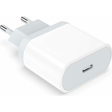 20W USB C Rapide Chargeur pour iPhone 14/14 Plus/14 Pro/14 Pro Max/13/12/11/SE 2020/X/XS/XR, iPad, AirPods Pro, USBC Prise Secteur Type C Mural Alimentation Adaptateur (1/5)